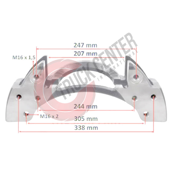 TCM.195.780 Caliper Carrier - Brake parts, Truck parts