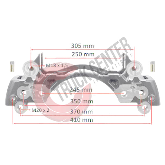 TCM.225.705 Caliper Carrier - Brake parts, Truck parts
