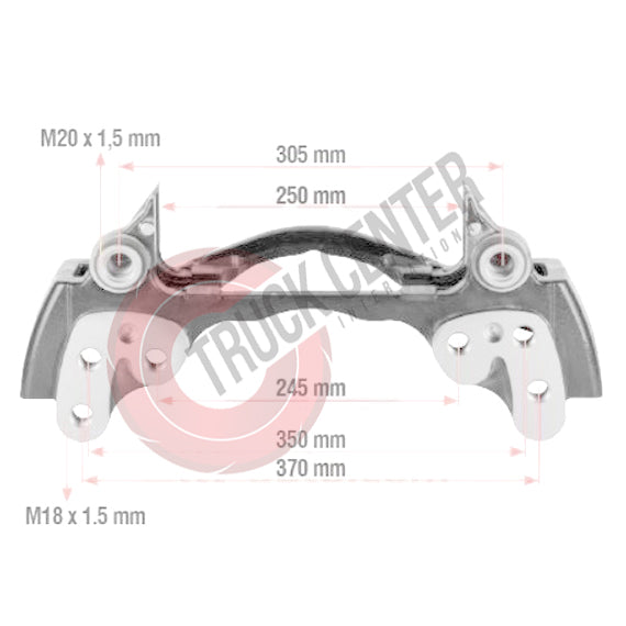 TCM.225.798 Caliper Carrier - Brake parts, Truck parts